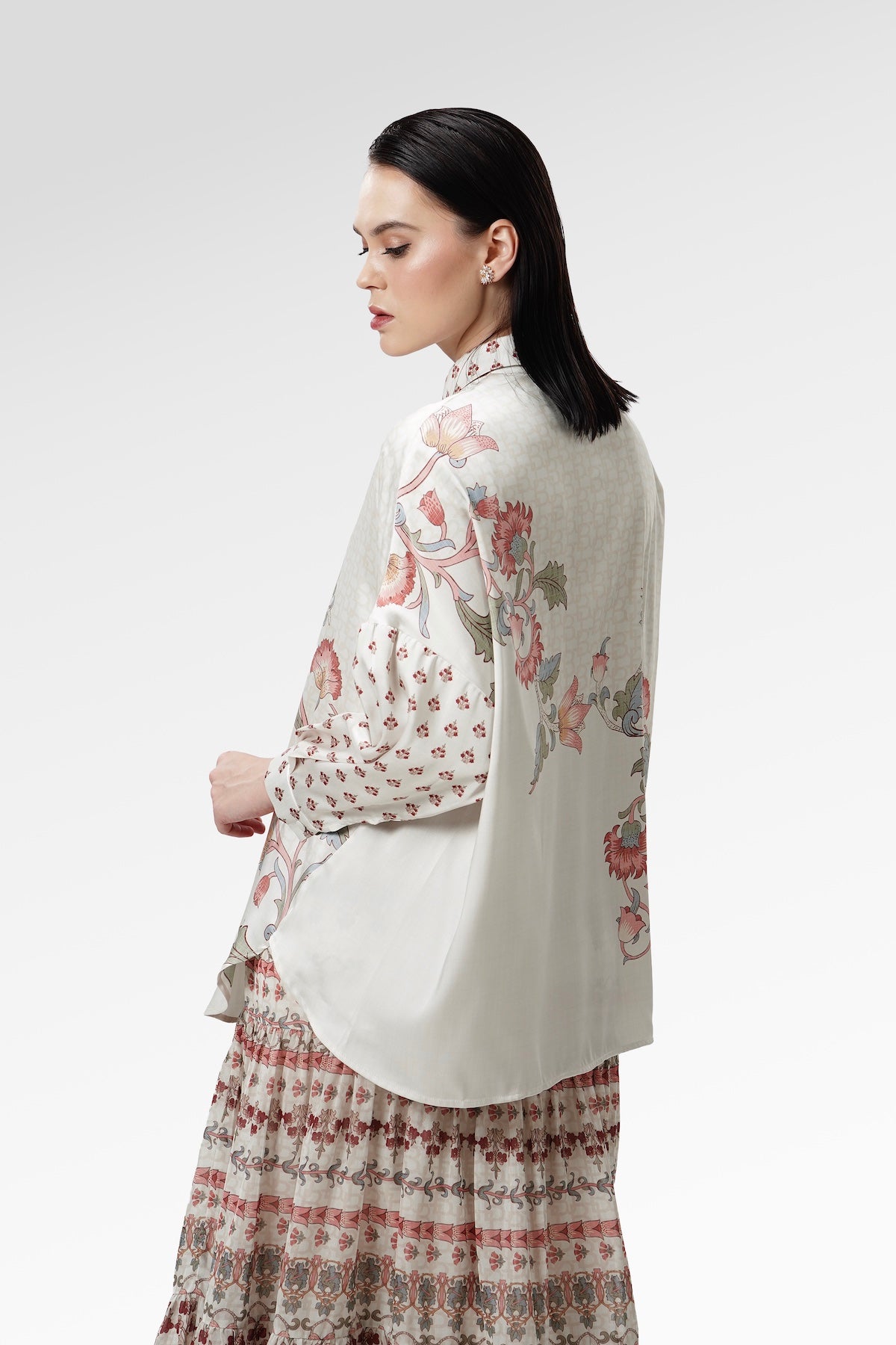 The Regal Oversized Shirt - Sandsage