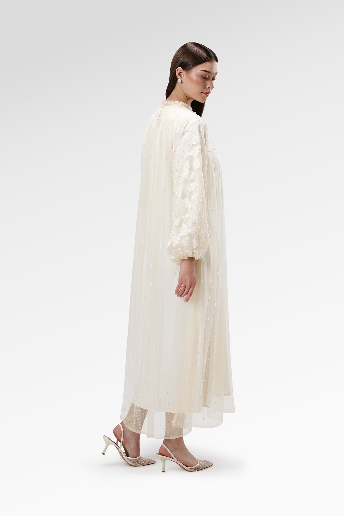 The Regal Pearl Dress - Sungold