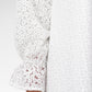 The Regal Poet Lace Dress - White