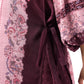 The Regal Puff Kids Dress - Burgundy