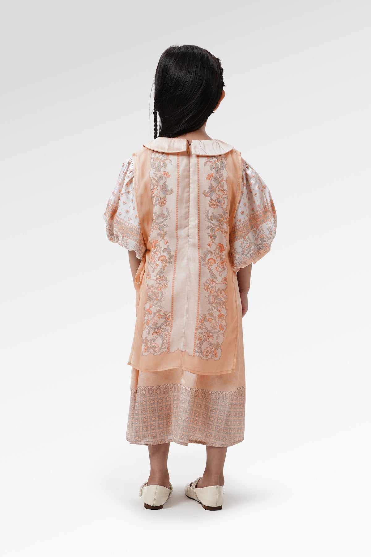 The Regal Puff Kids Dress - Sungold