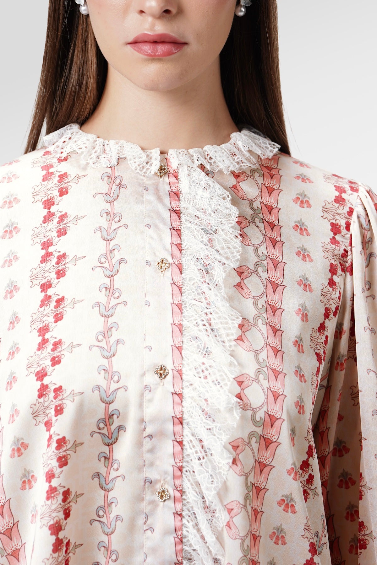 The Regal Ruffle Shirt - Sungold