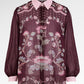 The Regal Sheer Shirt - Burgundy