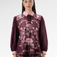 The Regal Sheer Shirt - Burgundy