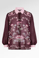 The Regal Sheer Shirt - Burgundy