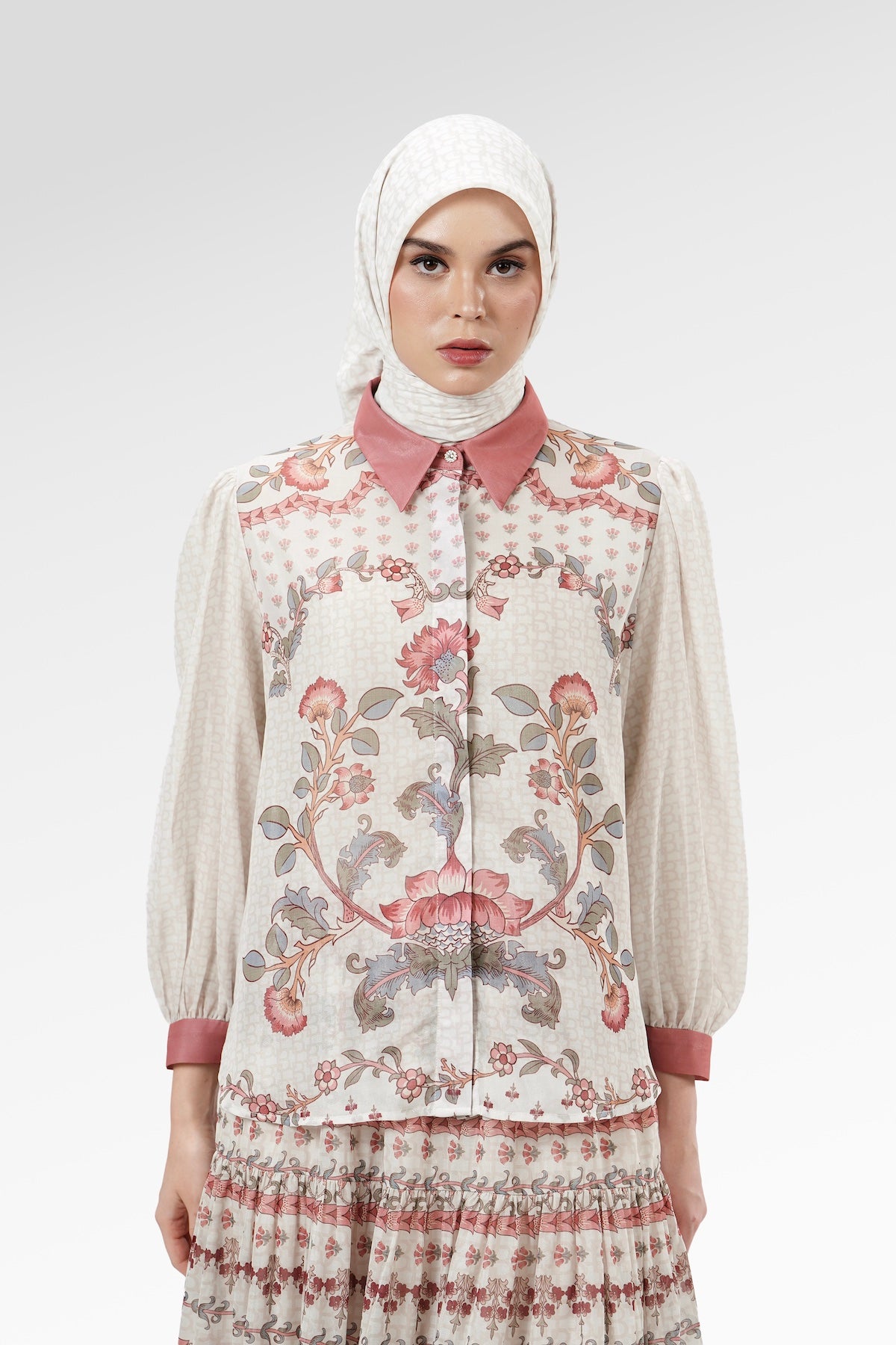 The Regal Sheer Shirt - Sandsage