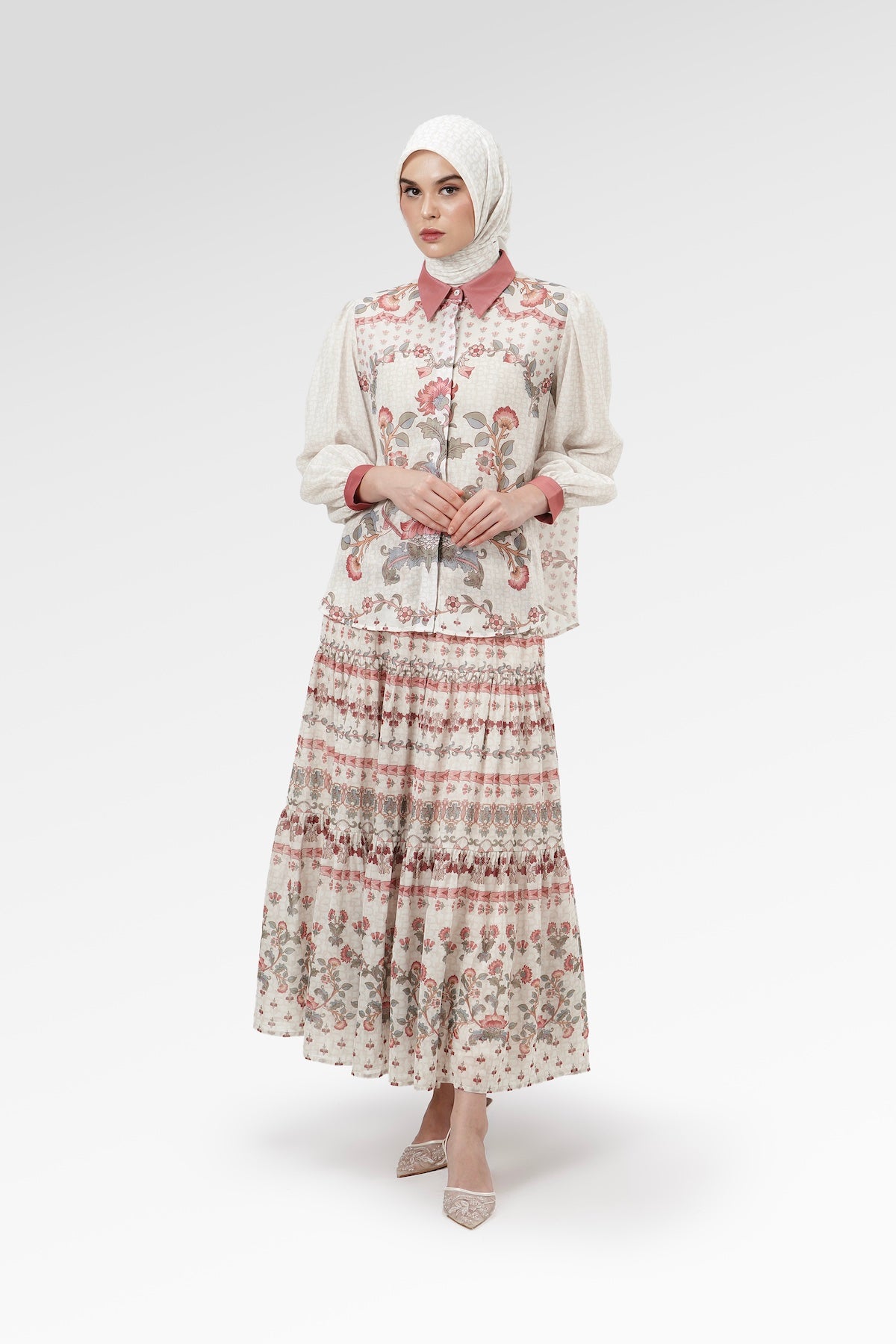 The Regal Sheer Shirt - Sandsage