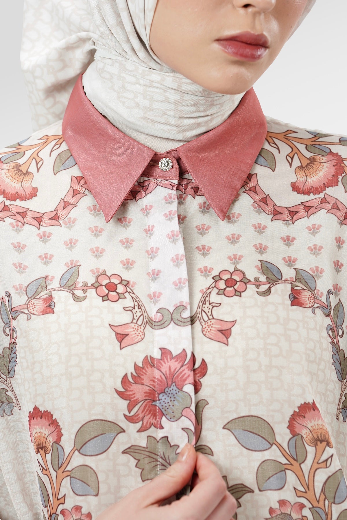 The Regal Sheer Shirt - Sandsage