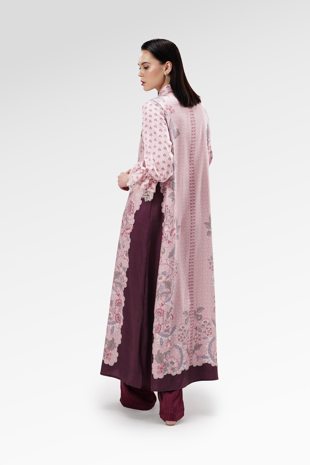 The Regal Shirt Dress - Burgundy