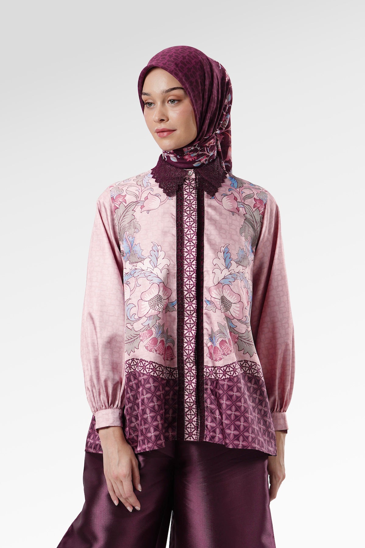 The Regal Signature Shirt - Burgundy