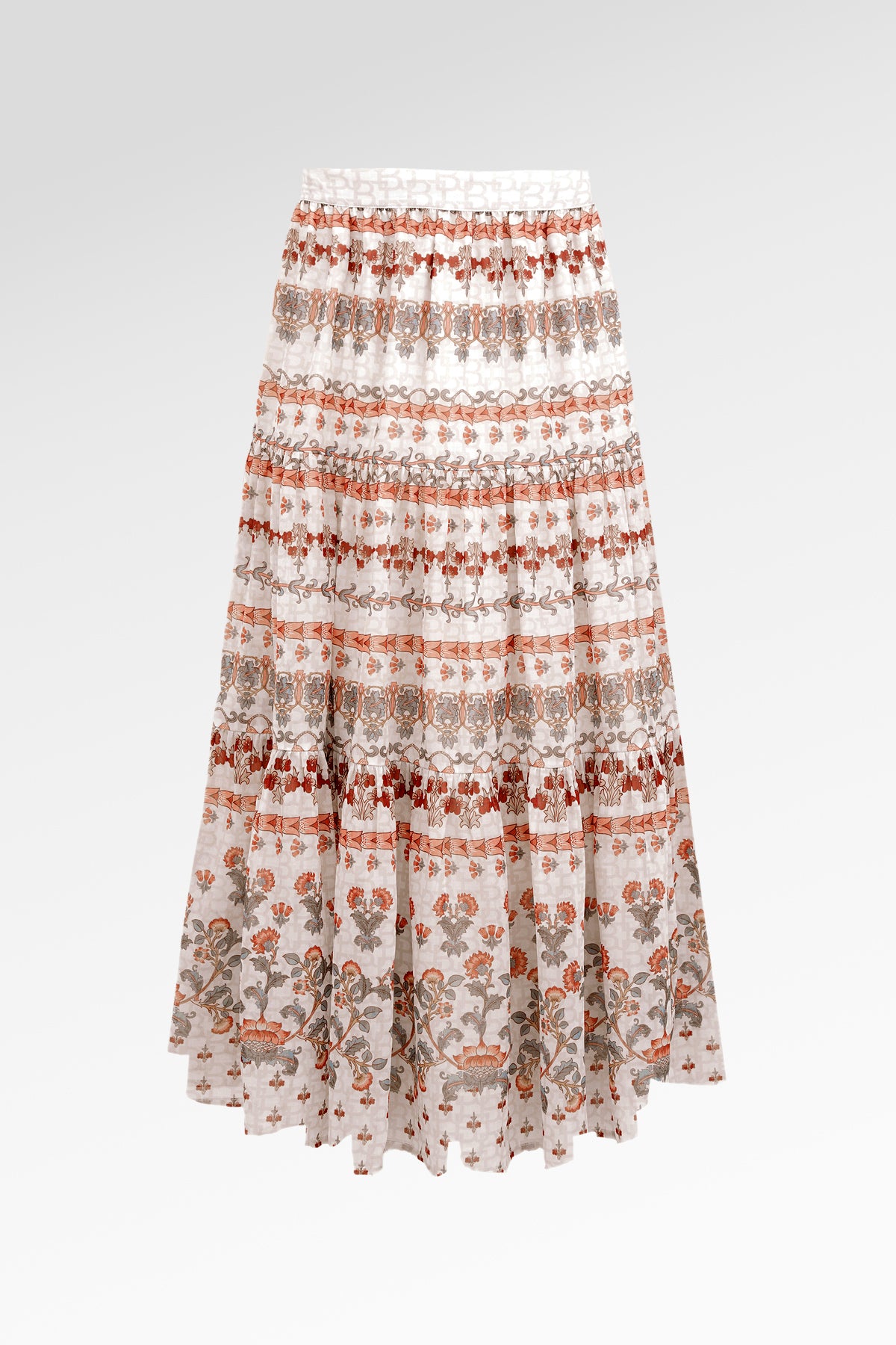 The Regal Tiered Skirt - Sandsage