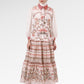 The Regal Tiered Skirt - Sandsage