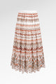 The Regal Tiered Skirt - Sandsage