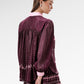 The Regal Sheer Shirt - Burgundy