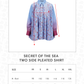 Secret Of The Sea Two Side Pleated Shirt - Starfish