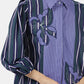Tanisha Embroidery Shirt - Deep Ocean