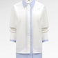Thalia Two Tone Shirt - White