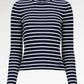 Tiana Top - Navy/White