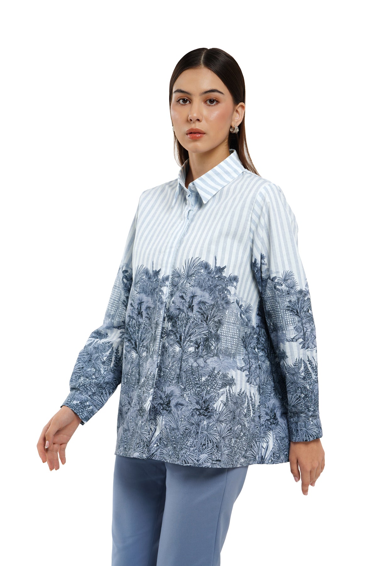 Toile Memoirs Cotton Shirt - Frost