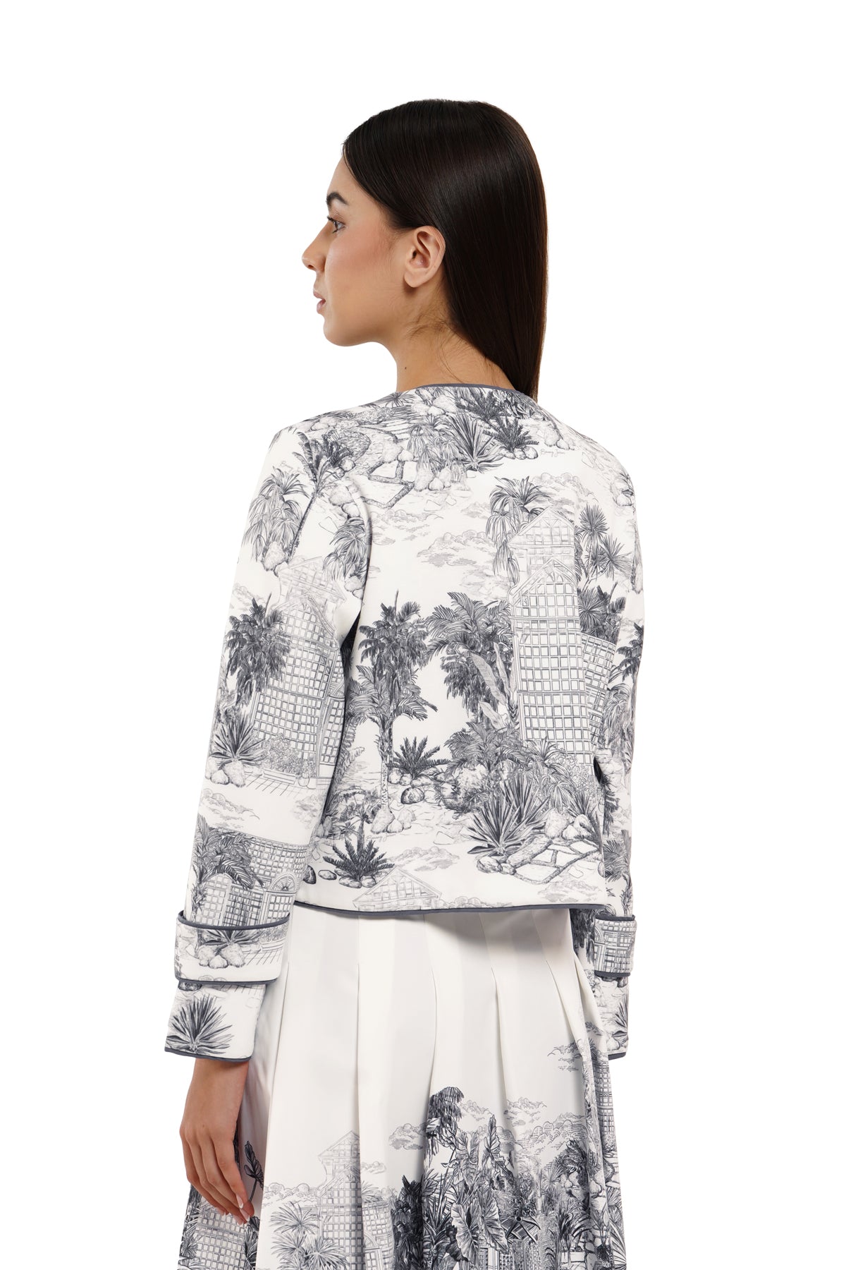 Toile Memoirs Crop Outer - Cloud