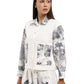 Toile Memoirs Crop Shirt - Cloud