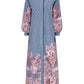 Toile Memoirs Dress - Blue Fern