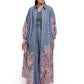 Toile Memoirs Dress - Blue Fern