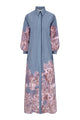Toile Memoirs Dress - Blue Fern
