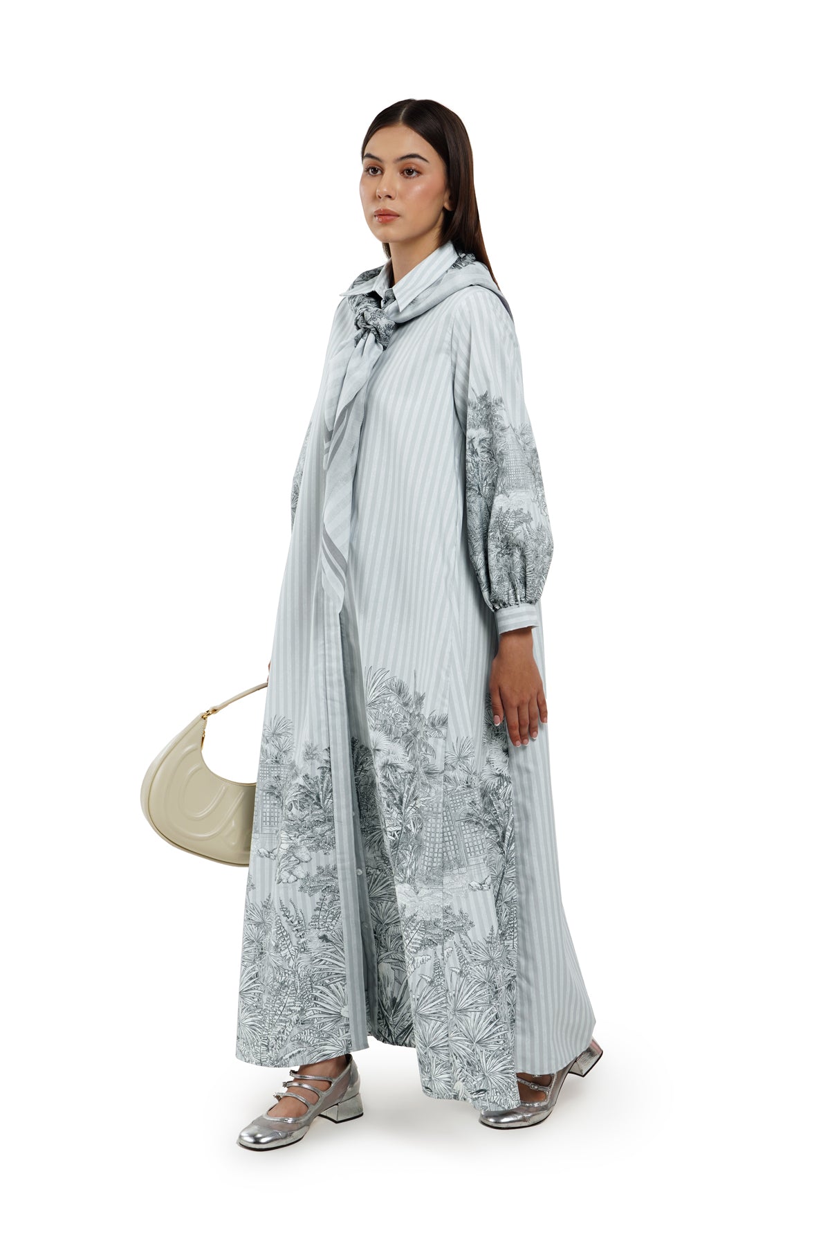 Toile Memoirs Dress - Cloud