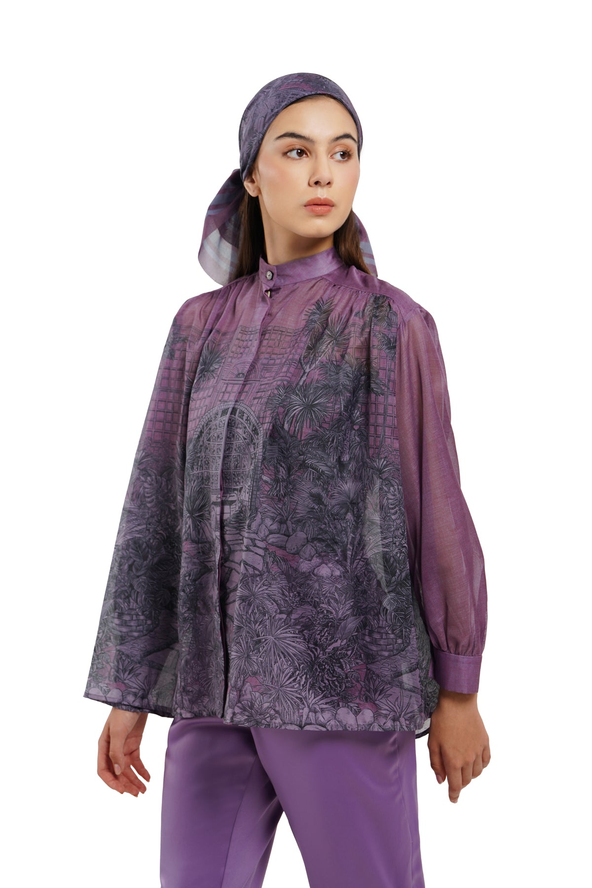Toile Memoirs Gathered Shirt - Oxalis