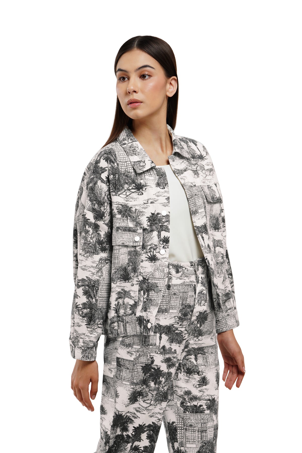 Toile Memoirs Jacket - Cloud