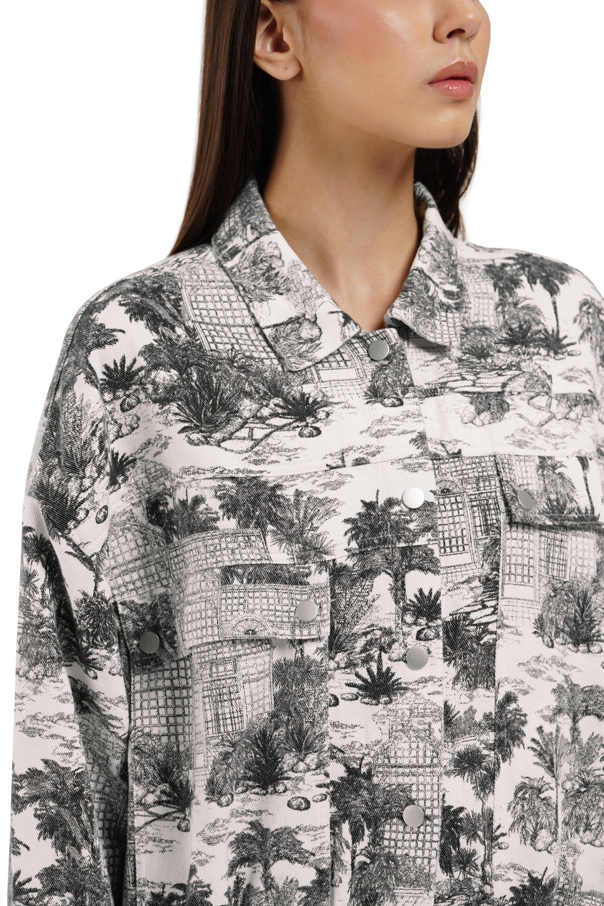 Toile Memoirs Jacket - Cloud