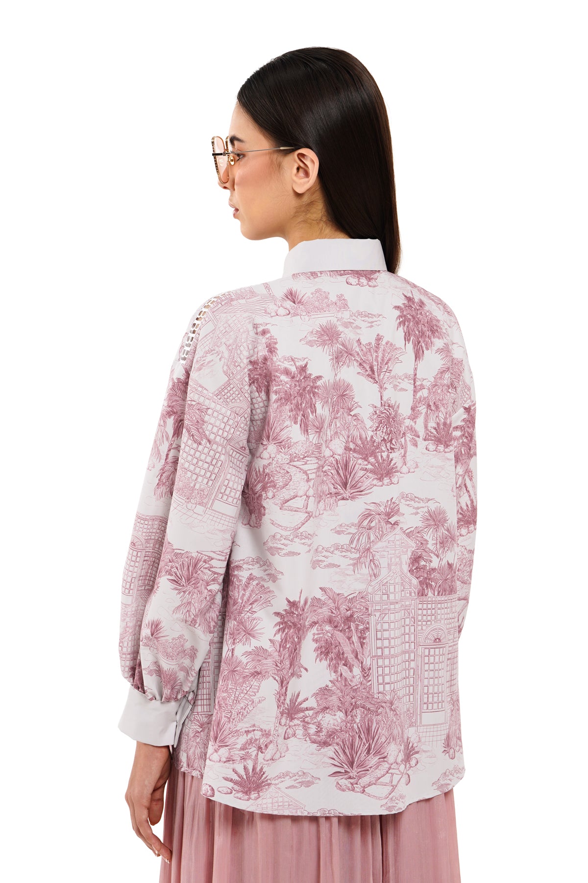 Toile Memoirs Lace Shirt - Fuchu