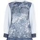 Toile Memoirs Pleated Blouse - Frost