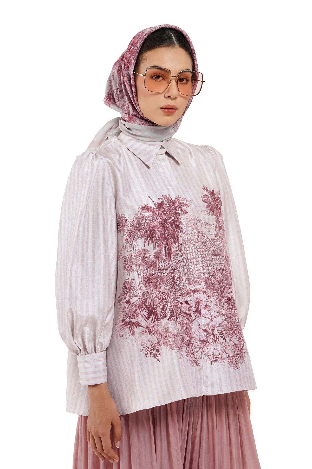 Toile Memoirs Puffy Shirt - Fuchu