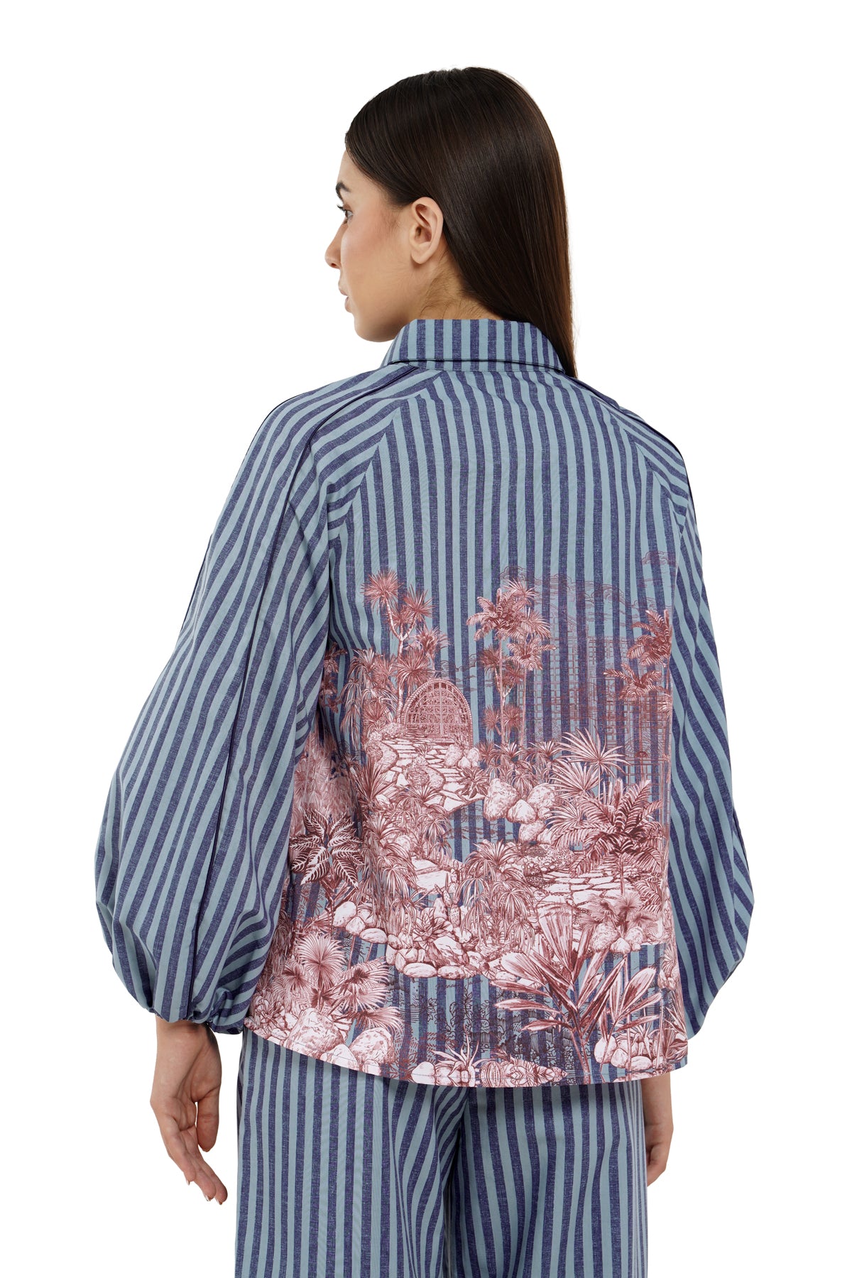 Toile Memoirs Raglan Shirt - Blue Fern