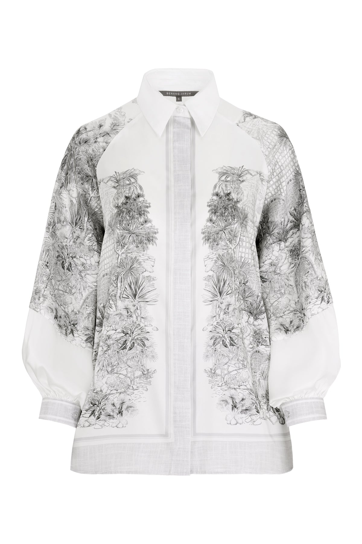 Toile Memoirs Satin Shirt - Cloud