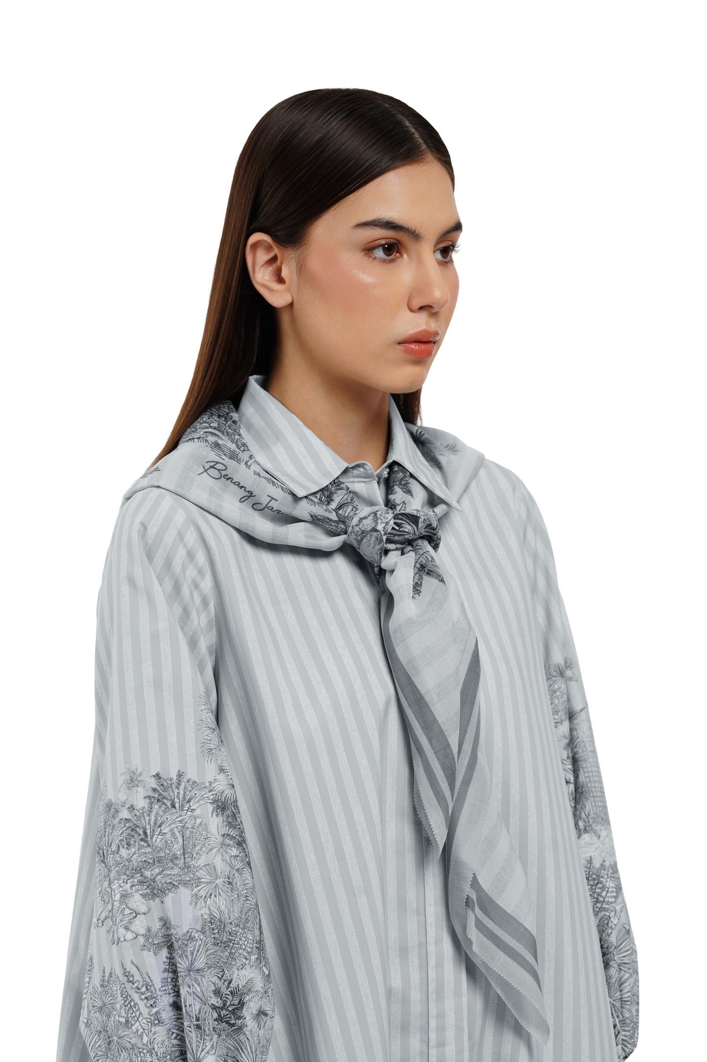 Toile Memoirs Scarf - Cloud
