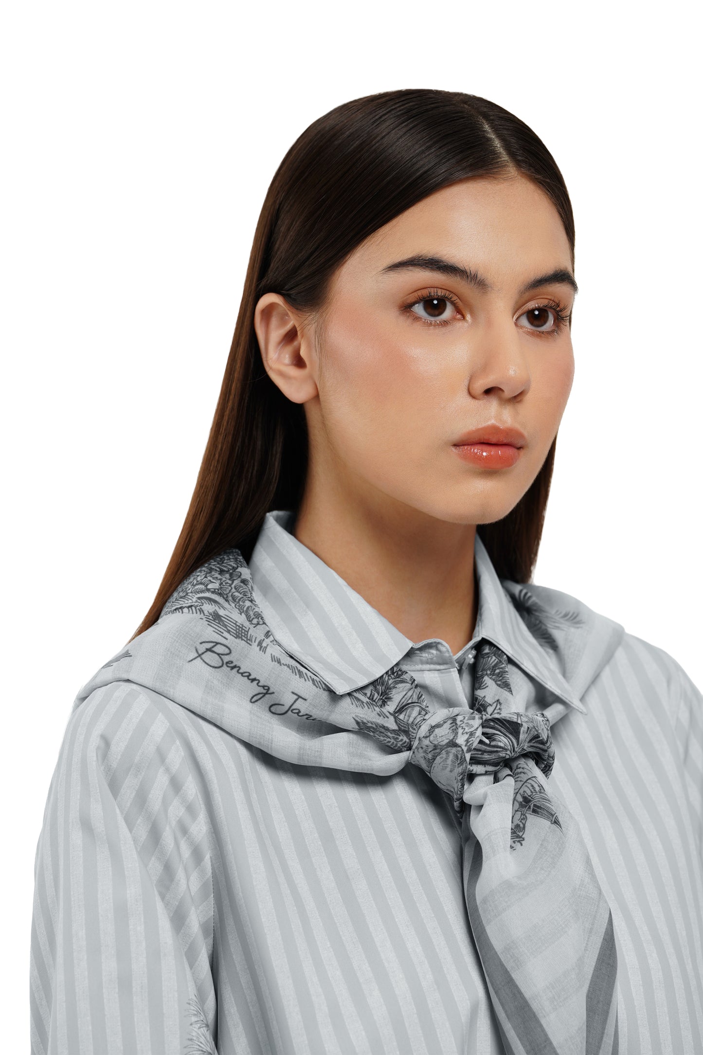 Toile Memoirs Scarf - Cloud