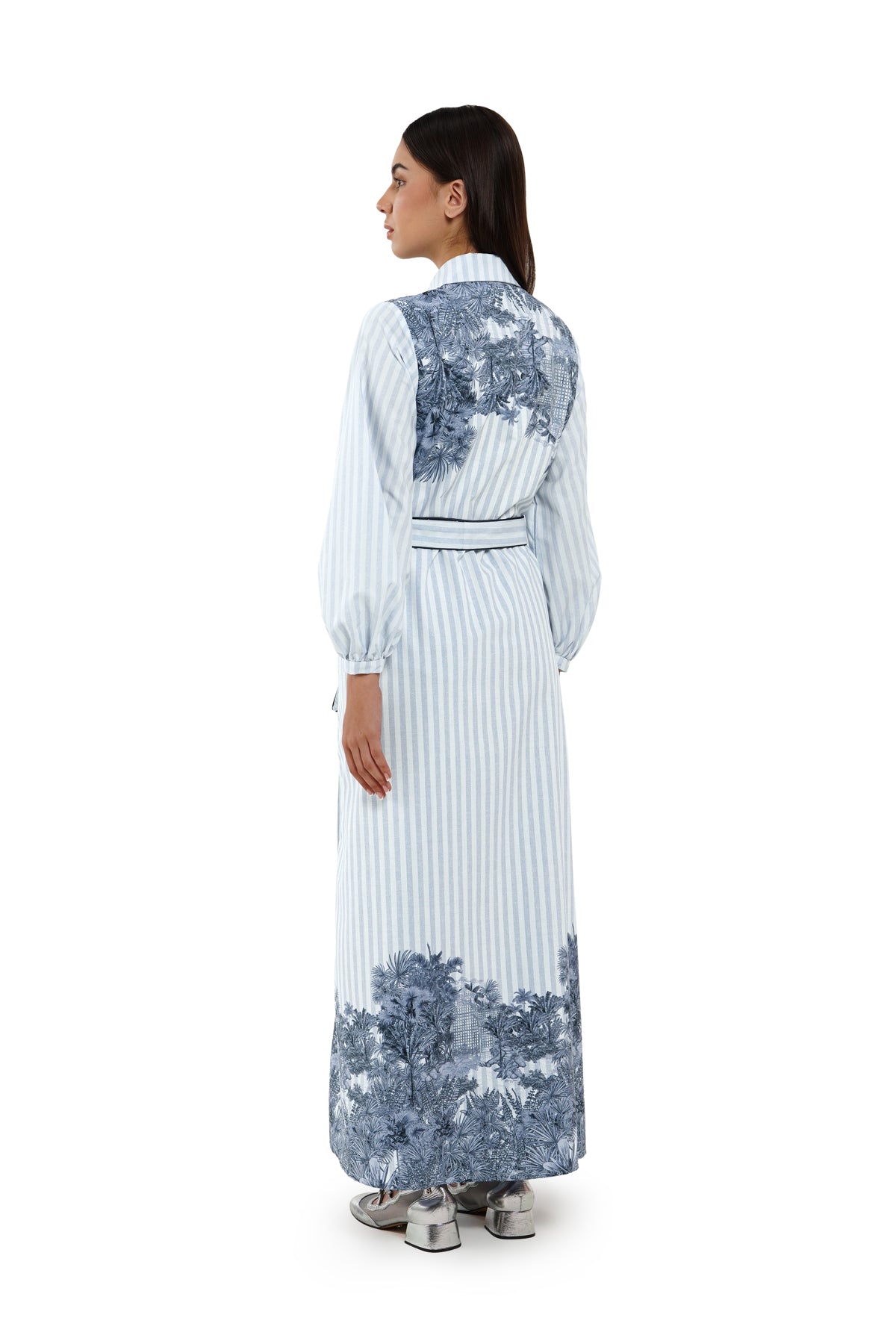 Toile Memoirs Shirt Dress - Frost