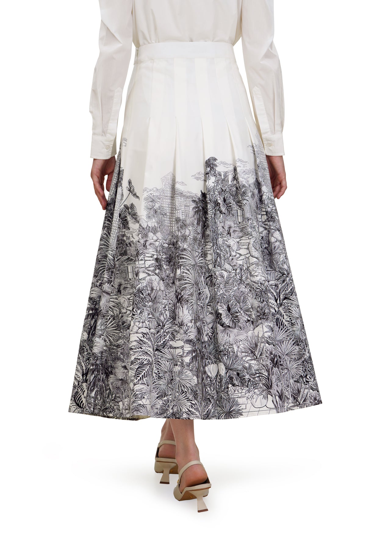 Toile Memoirs Skirt - Cloud