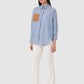 Vanesa Oversize Shirt - Blue