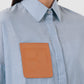 Vanesa Oversize Shirt - Blue