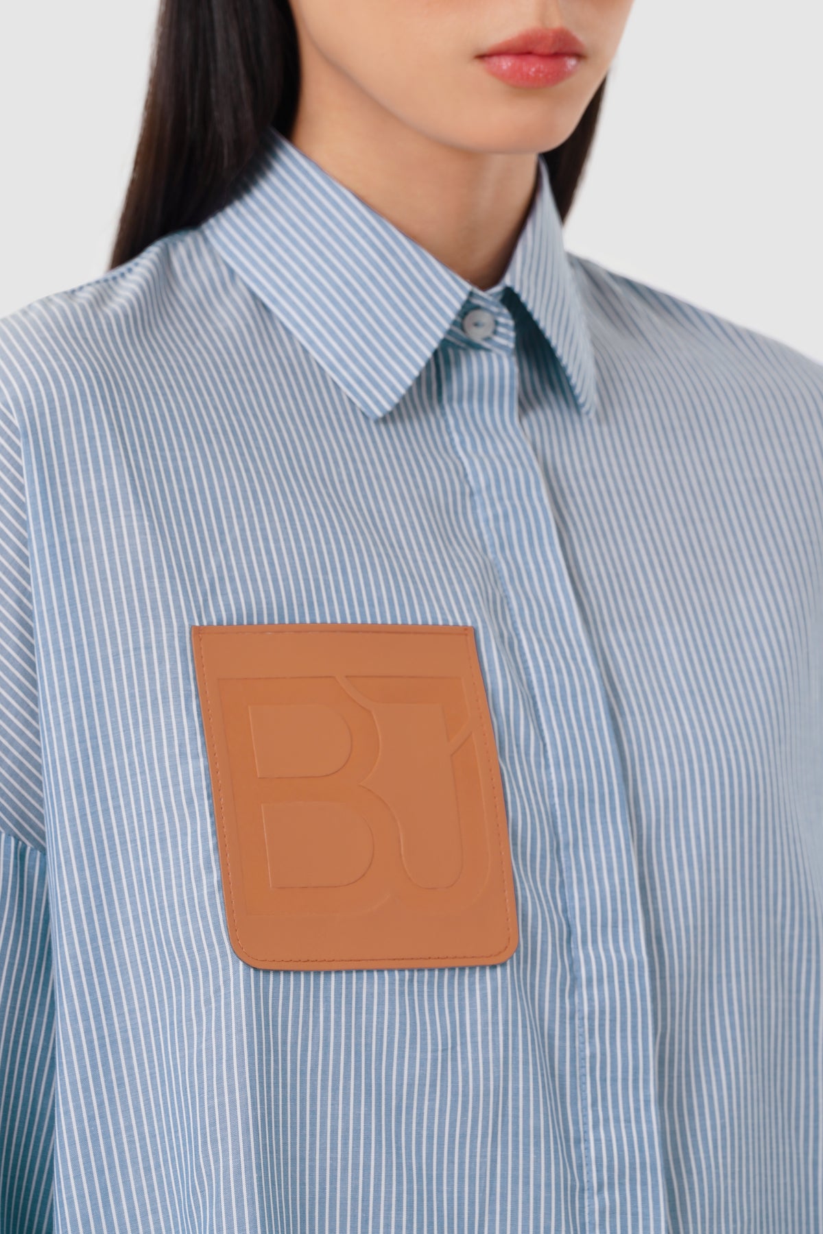 Vanesa Oversize Shirt - Blue