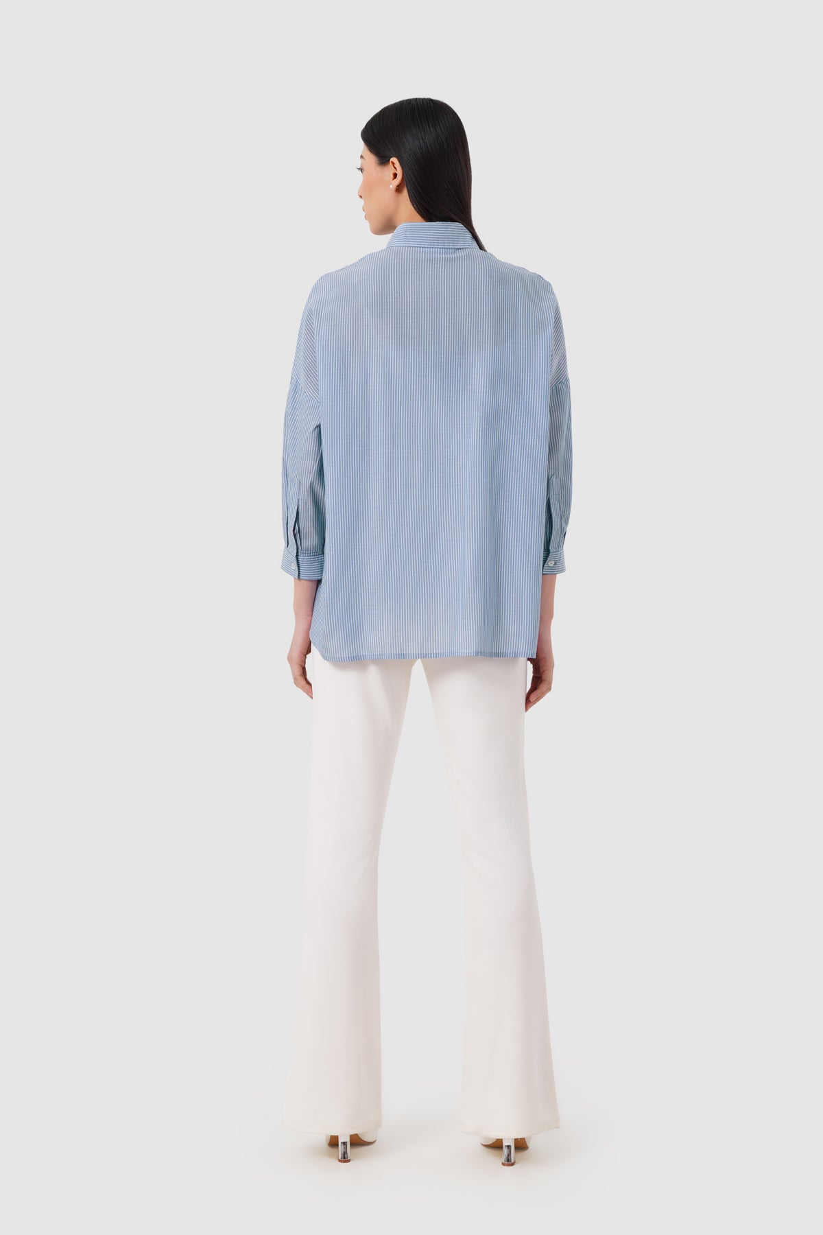 Vanesa Oversize Shirt - Blue