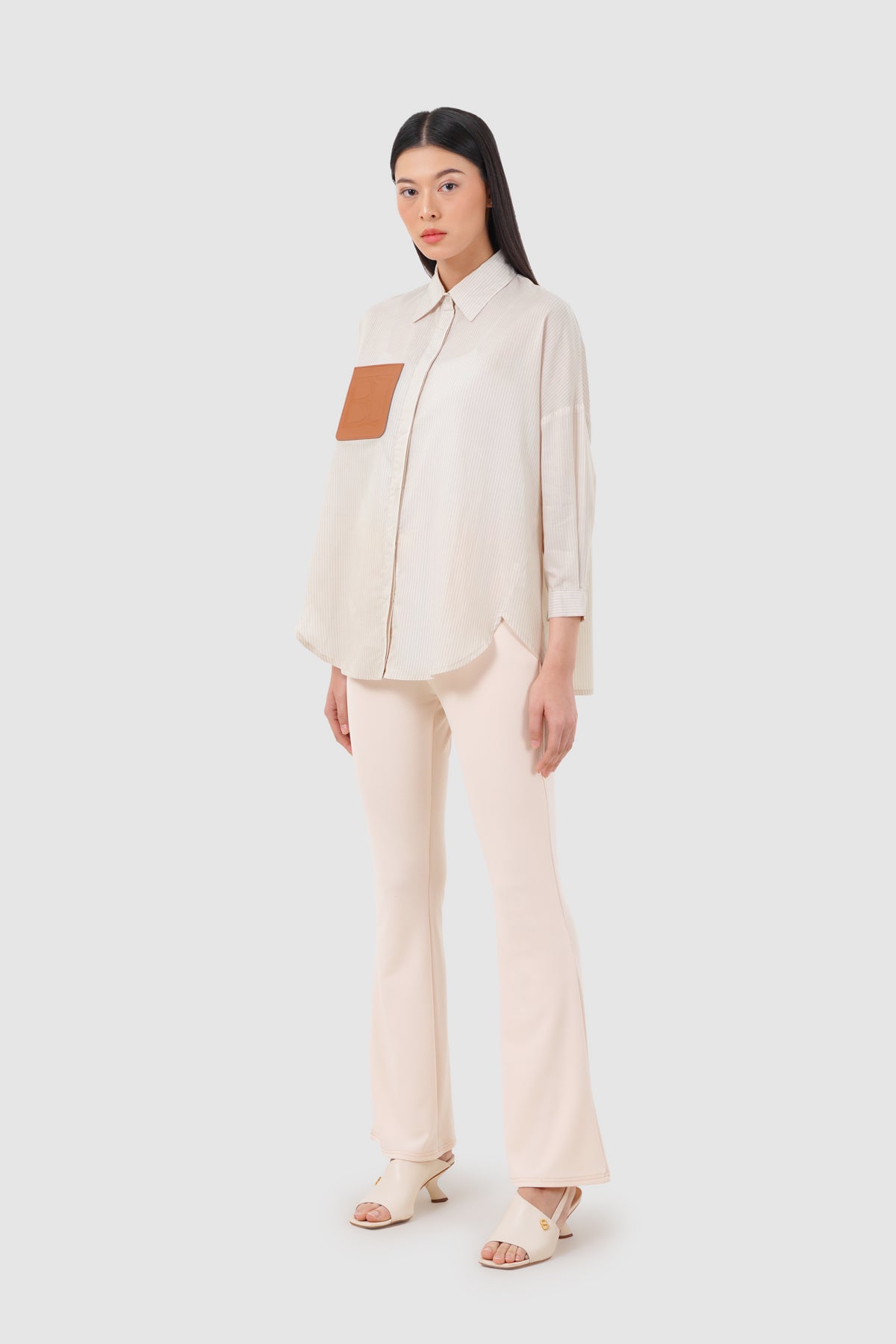 Vanesa Oversize Shirt - Cream