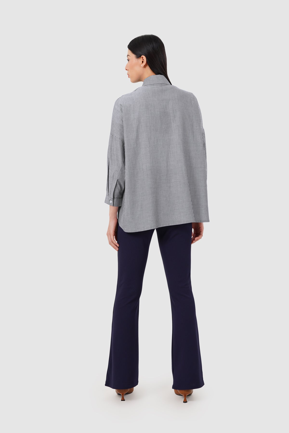 Vanesa Oversize Shirt - Grey