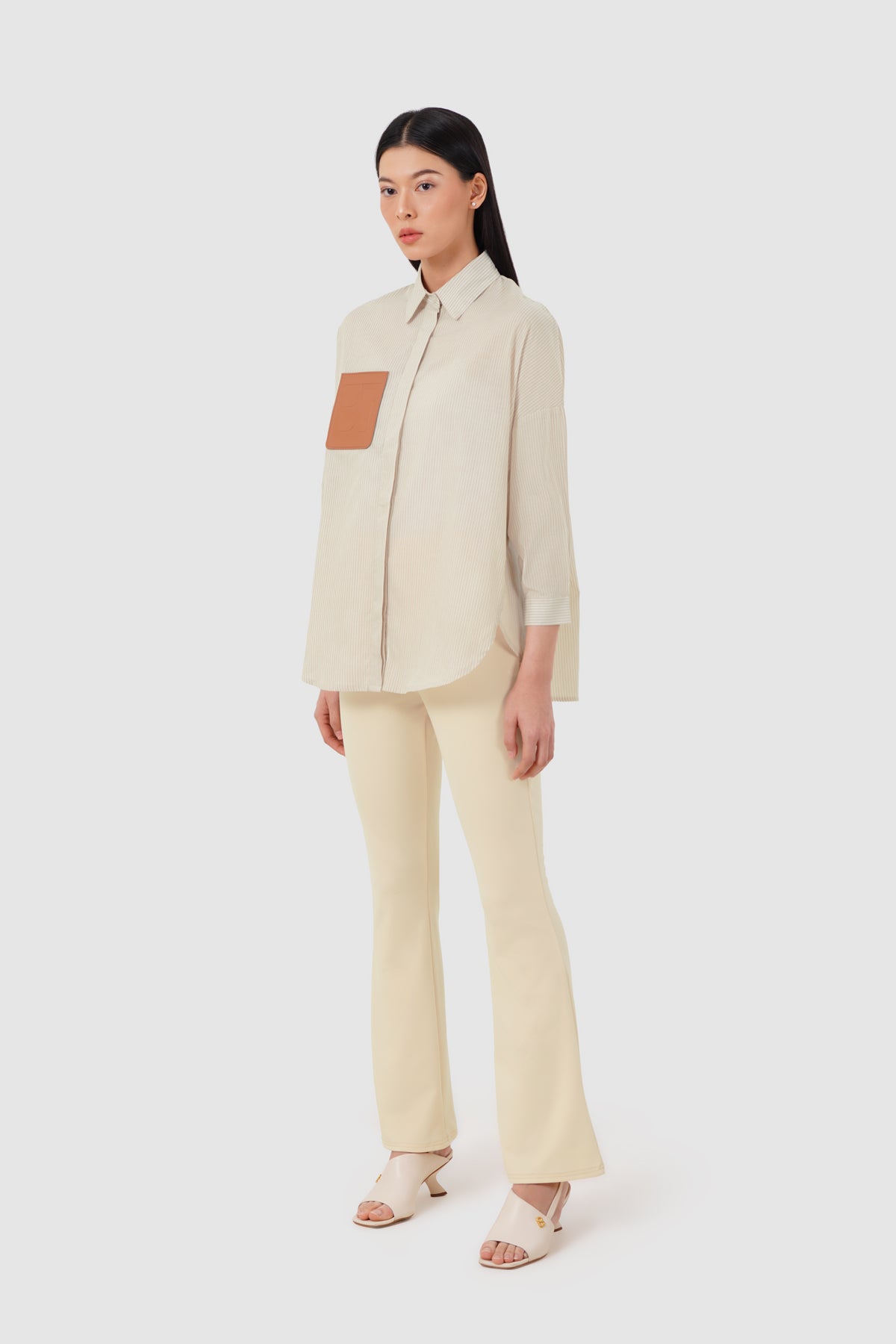 Vanesa Oversize Shirt - Khaki