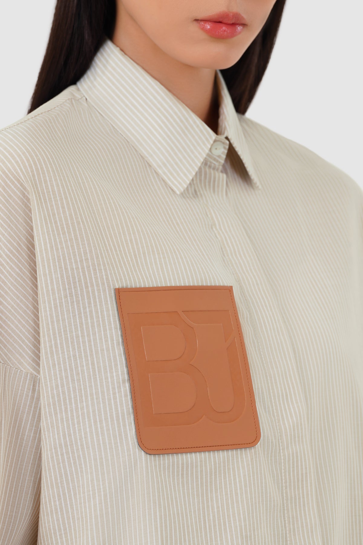 Vanesa Oversize Shirt - Khaki