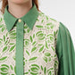 Veline Back Pleated Shirt - Green